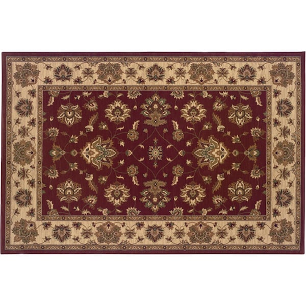Sphinx By Oriental Weavers Area Rugs, Ariana 623V3 5X8 Rectangle - Red/ Ivory-Polypropylene A623V3160235ST - main